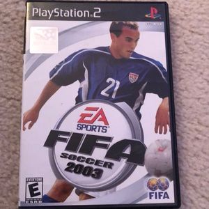 PlayStation 2 game FIFA SOCCER 2003